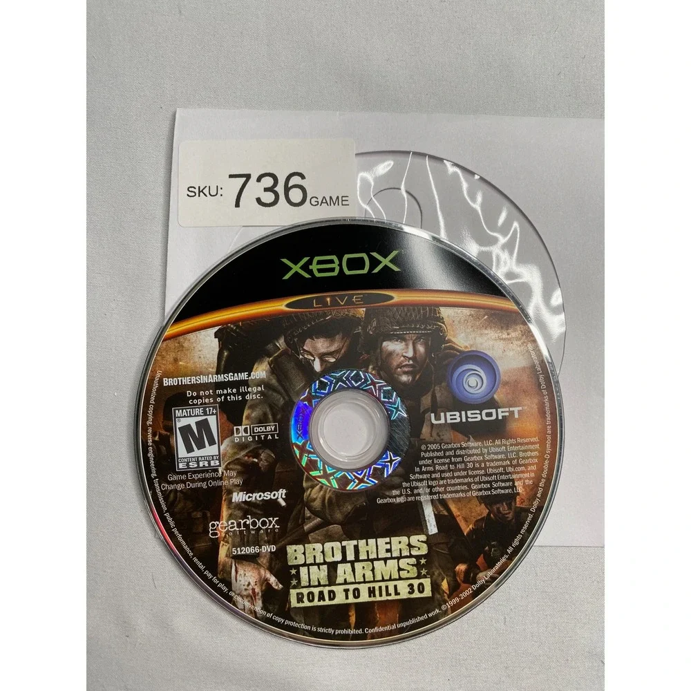 Brothers in Arms Road to Hill 30 Original Xbox